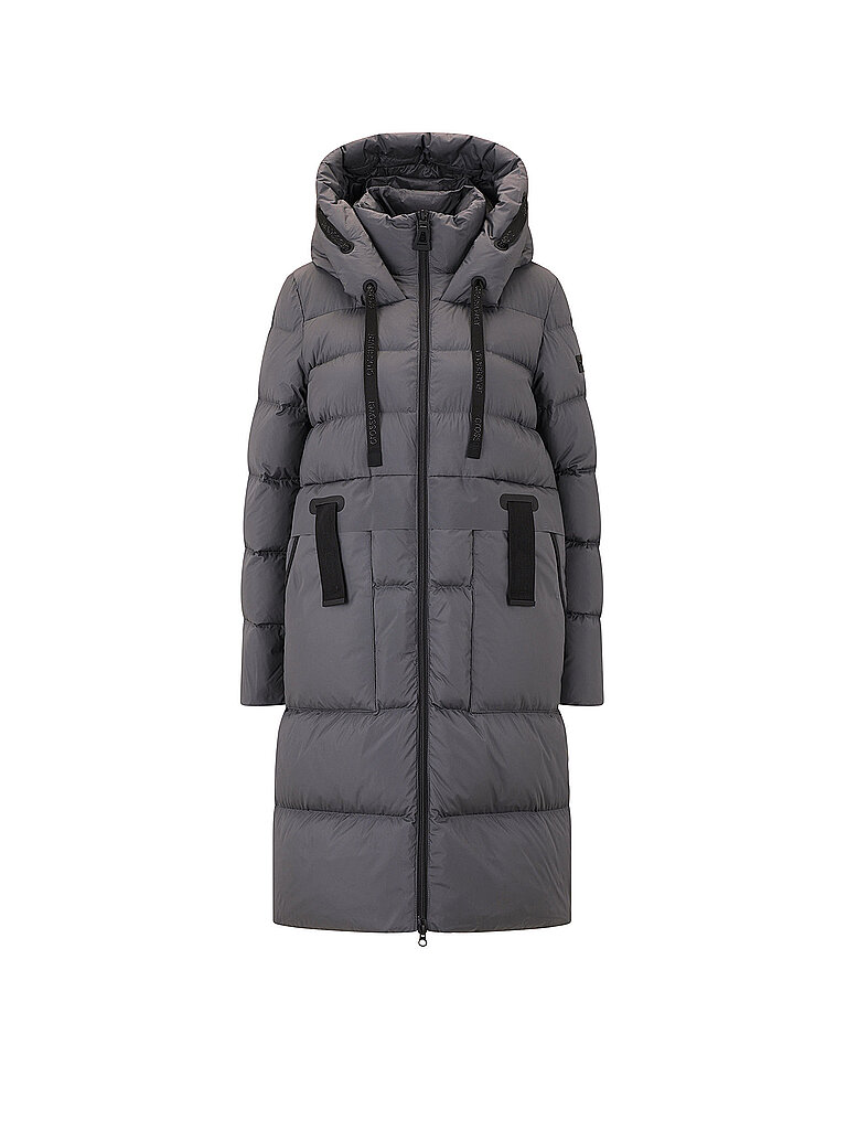 Chaqueta acolchada de plumón negro 46