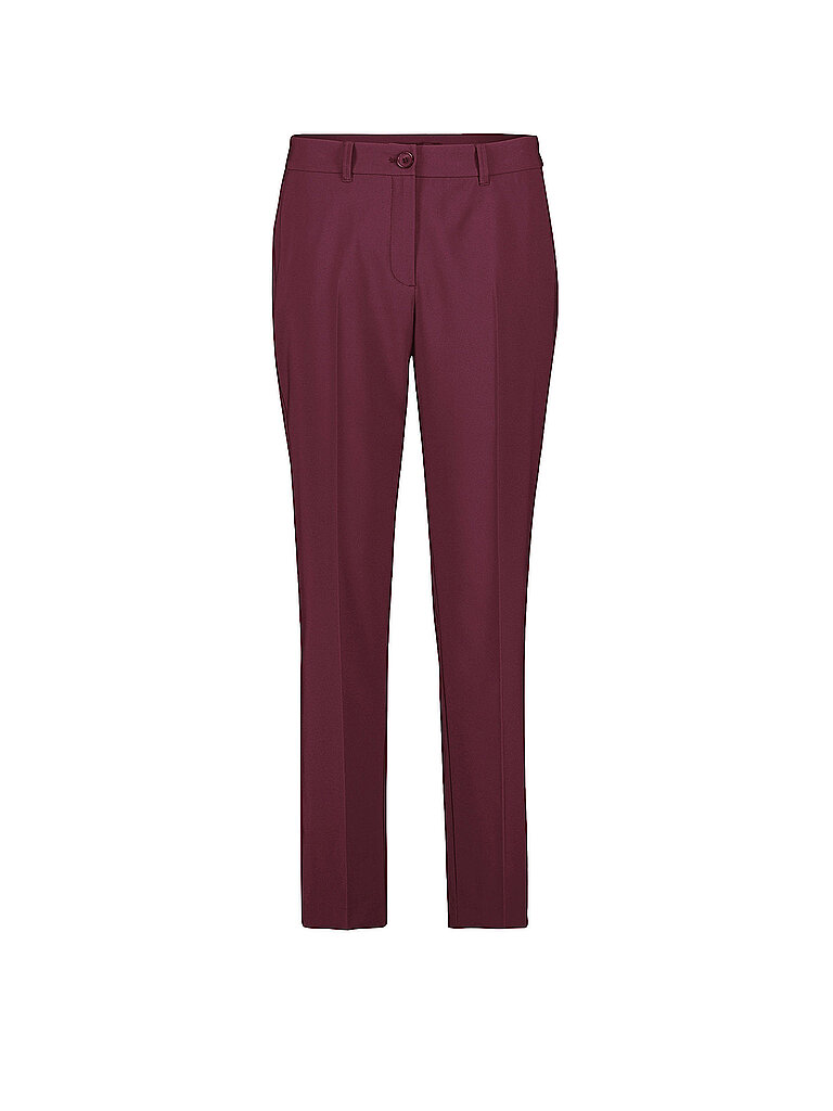 Betty Barclay Pantalón de negocios 7/8 de largo rojo oscuro