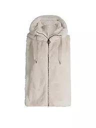 BETTY BARCLAY | Chaleco con aspecto de piel | Crema
