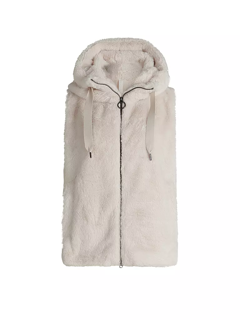 BETTY BARCLAY | Chaleco con aspecto de piel | Crema