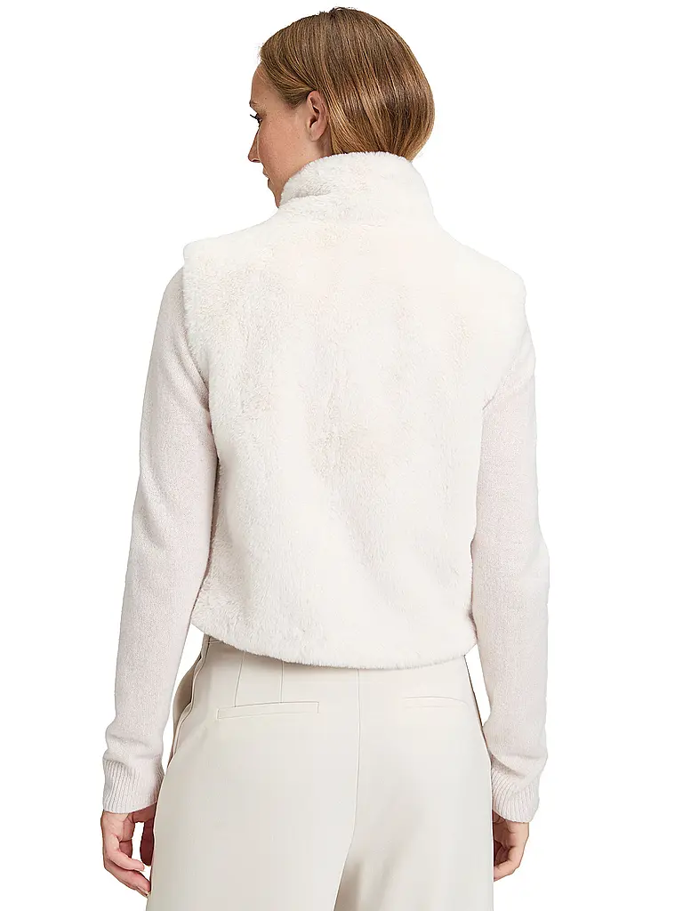 BETTY BARCLAY | Chaleco con aspecto de piel | 