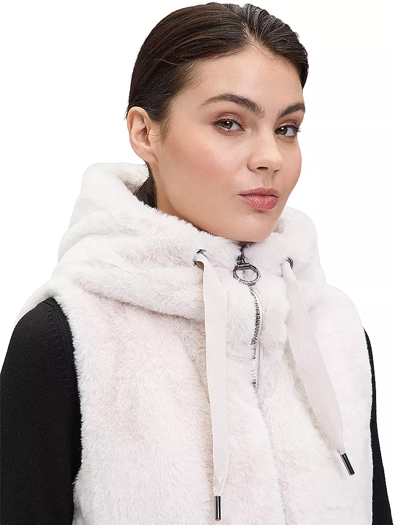 BETTY BARCLAY | Chaleco con aspecto de piel | 