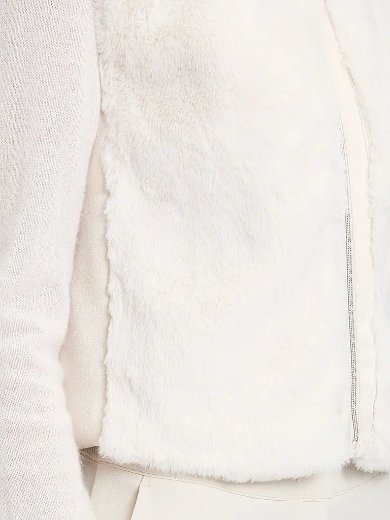 BETTY BARCLAY | Chaleco con aspecto de piel | 