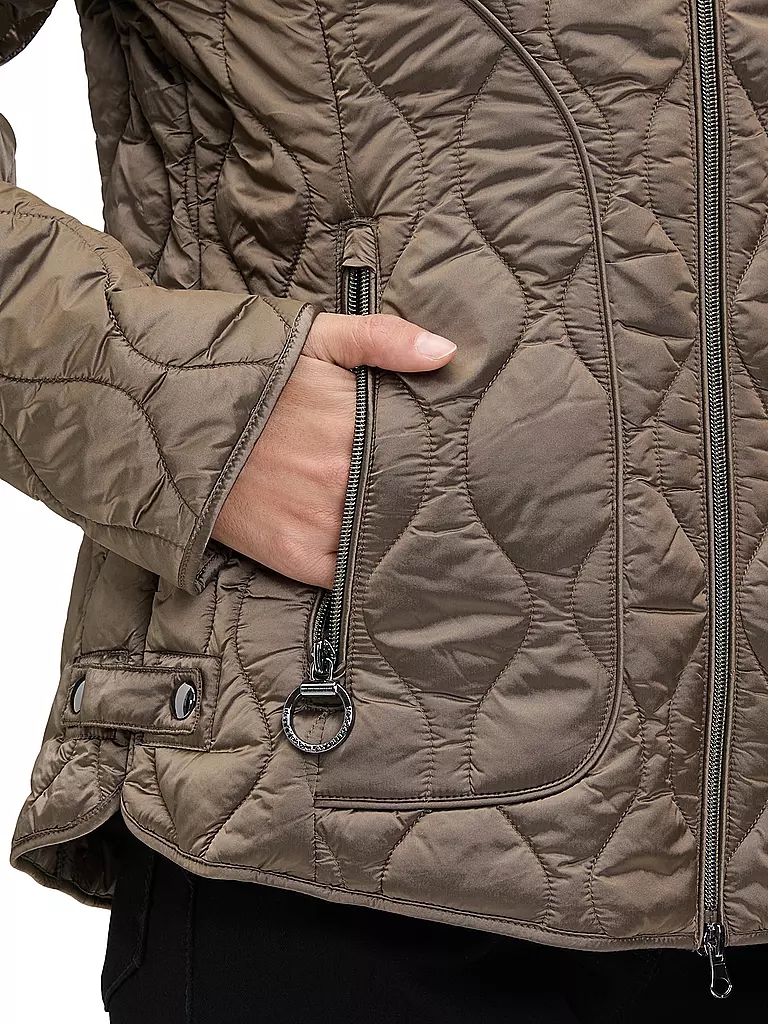 BETTY BARCLAY | Chaqueta acolchada ligera | Oliva