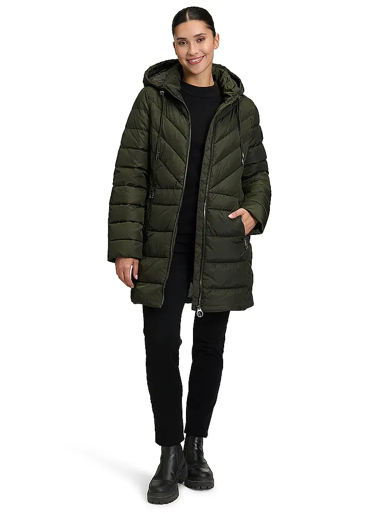BETTY BARCLAY | Chaqueta acolchada | Oliva