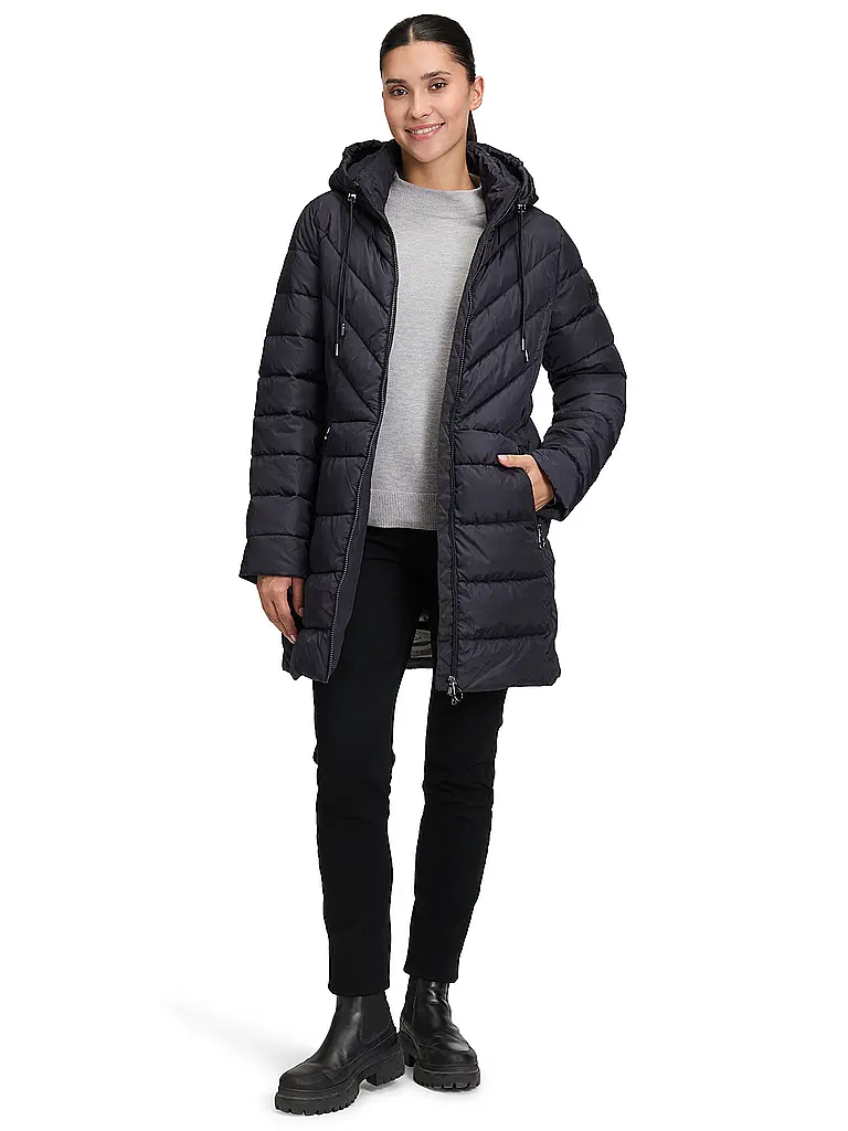 BETTY BARCLAY | Chaqueta acolchada | Azul oscuro