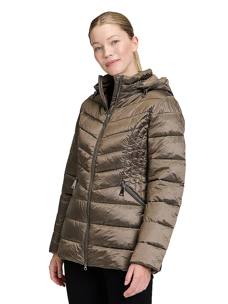BETTY BARCLAY | Chaqueta acolchada | Oliva