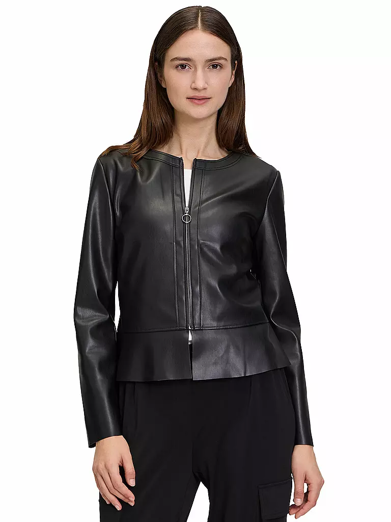 BETTY BARCLAY | Chaqueta con aspecto de cuero | 