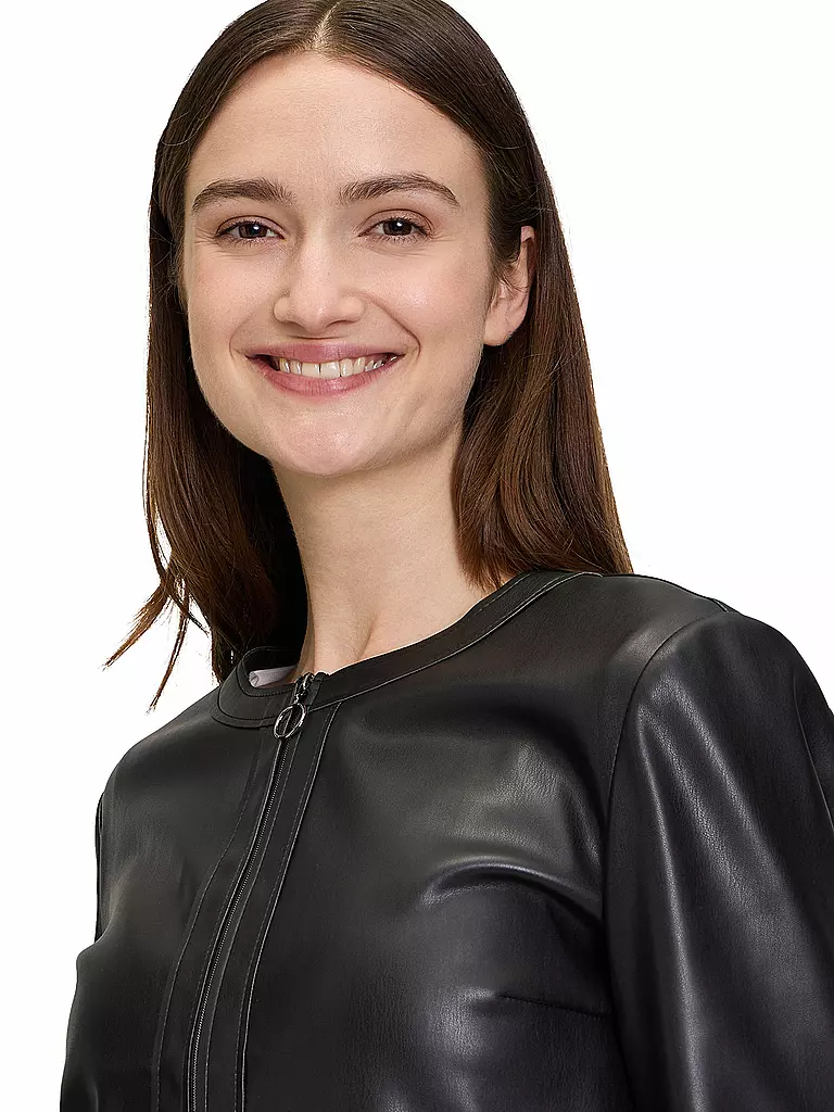 BETTY BARCLAY | Chaqueta con aspecto de cuero | 