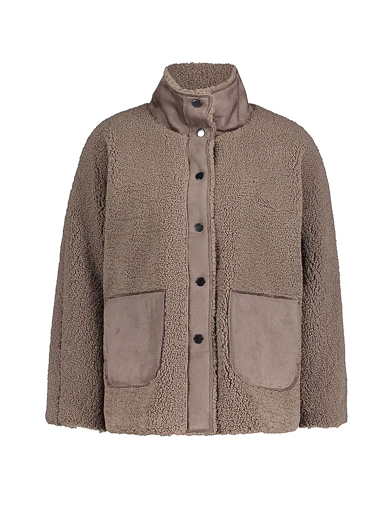 BETTY BARCLAY | Chaqueta con aspecto de piel | Marrón