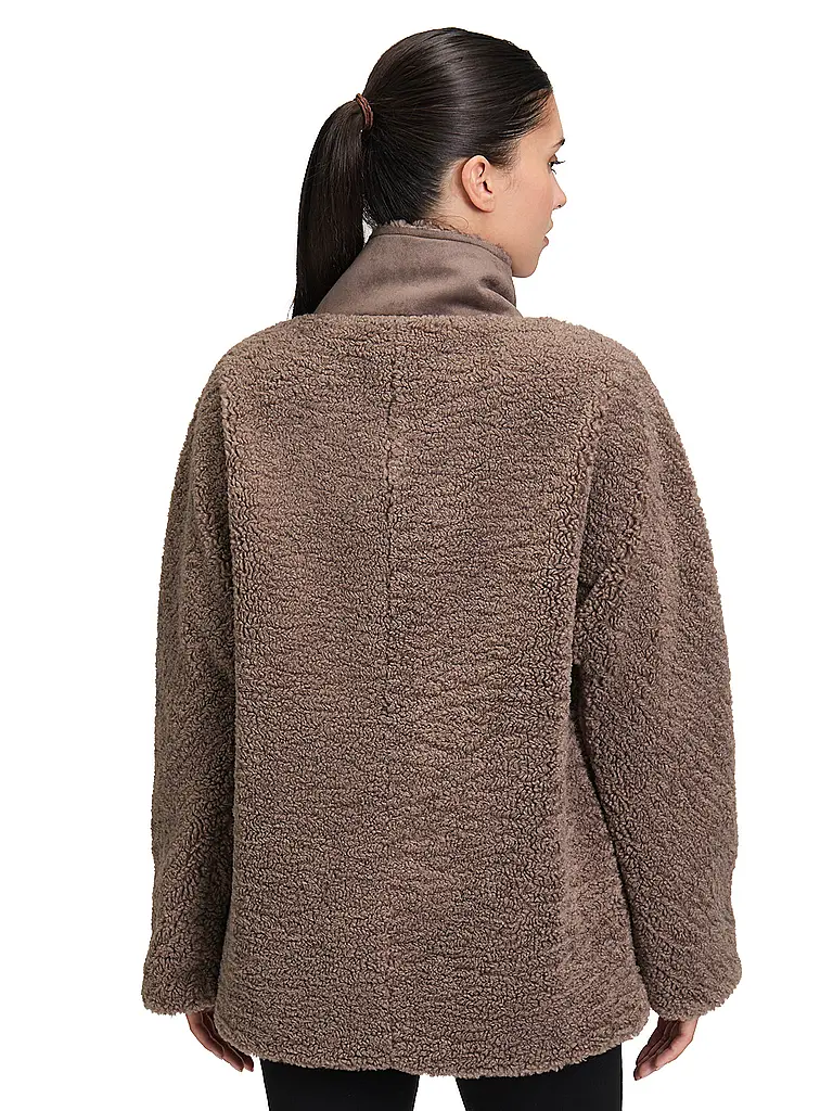 BETTY BARCLAY | Chaqueta con aspecto de piel | Marrón