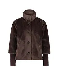BETTY BARCLAY | Chaqueta con aspecto de piel | Marrón