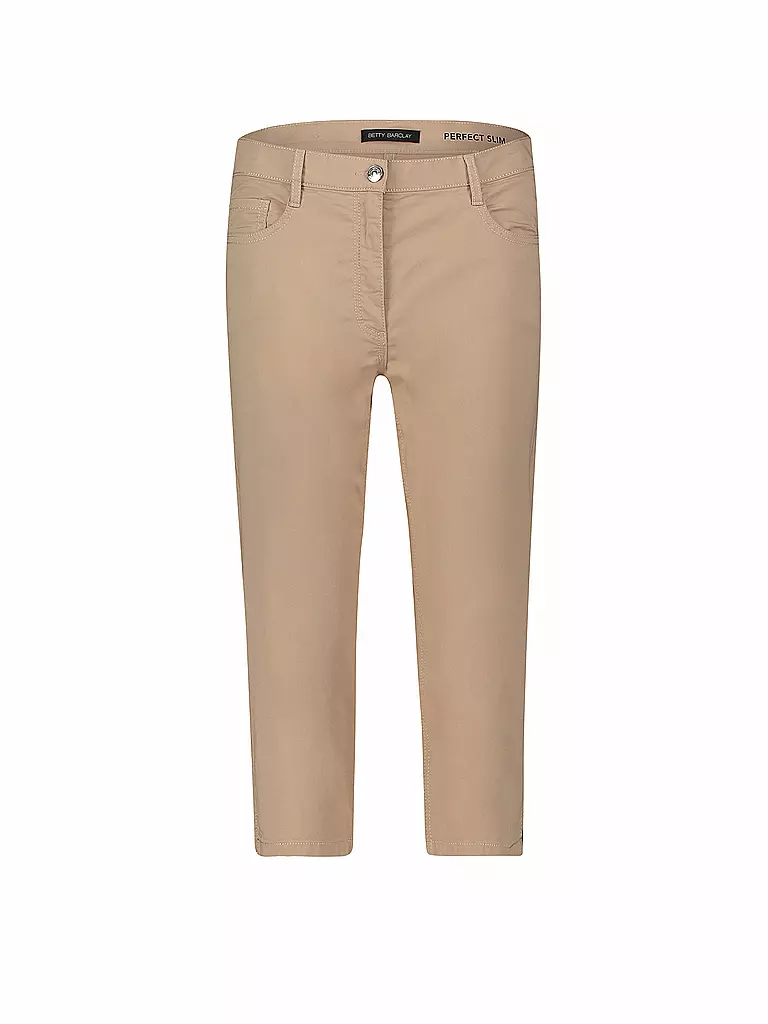 BETTY BARCLAY | Hose Slim Fit 3/4  | Beige