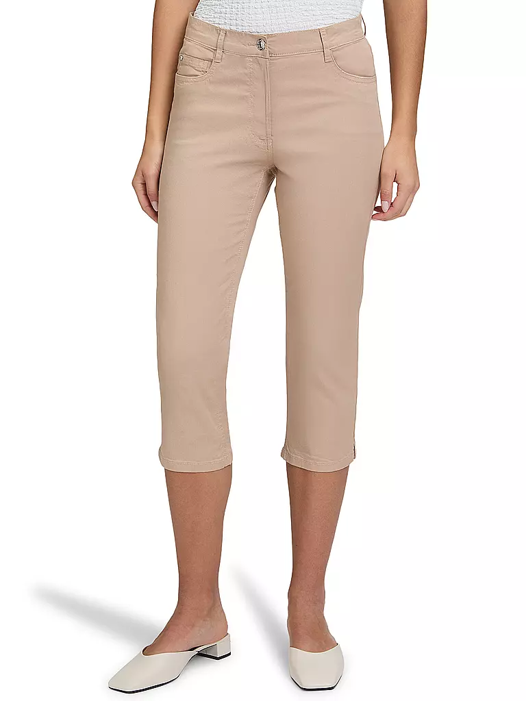 BETTY BARCLAY | Hose Slim Fit 3/4  | Beige