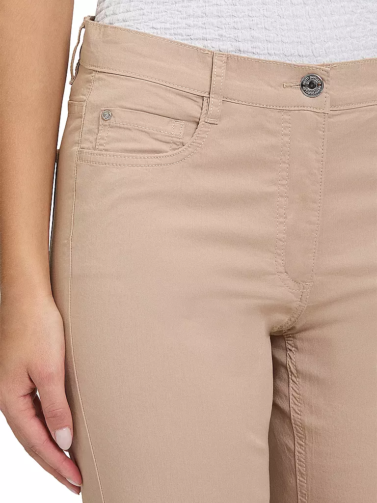 BETTY BARCLAY | Hose Slim Fit 3/4  | Beige