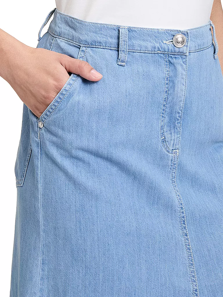 BETTY BARCLAY | Midi falda | Azul claro