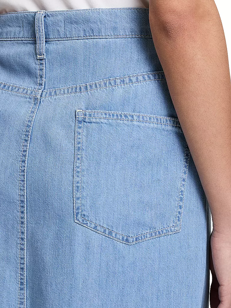BETTY BARCLAY | Midi falda | Azul claro
