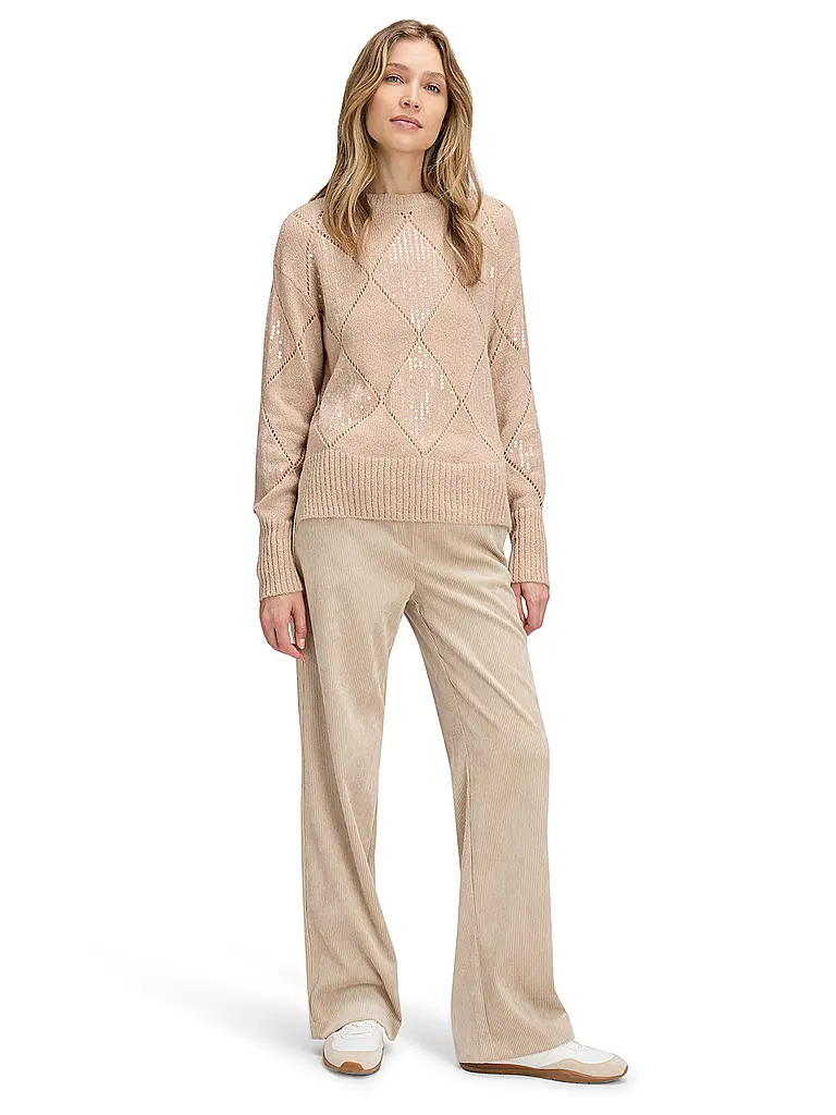 BETTY BARCLAY | Pantalón de pana | Beige