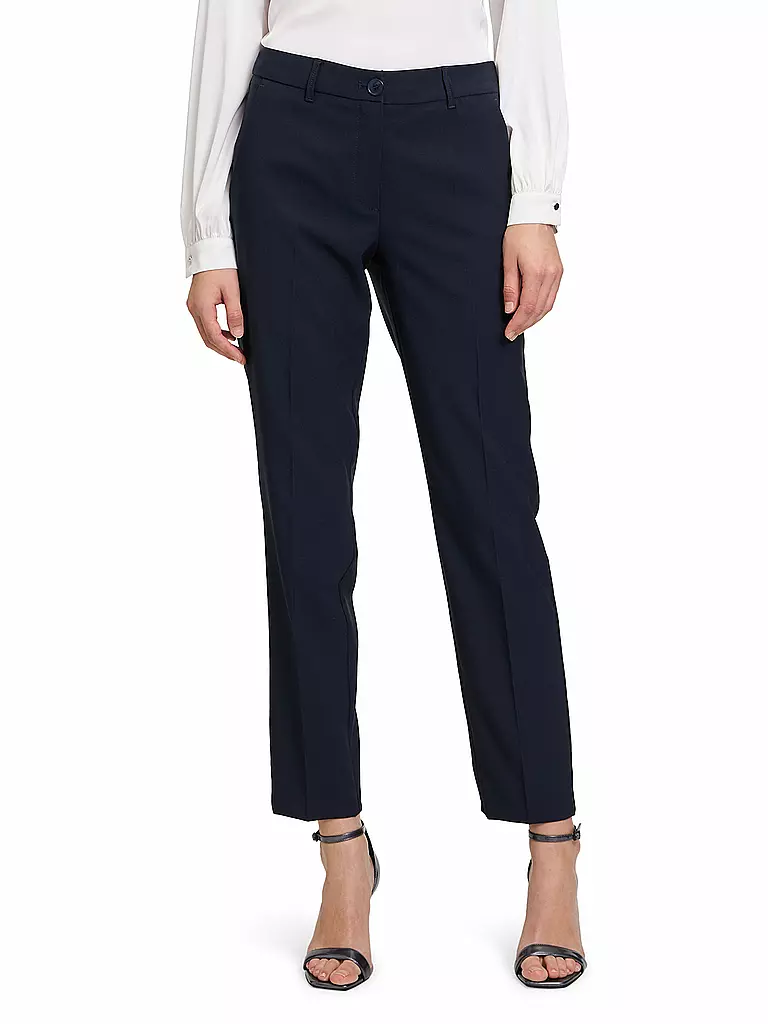 BETTY BARCLAY | Pantalón de vestir 7/8 | Azul oscuro
