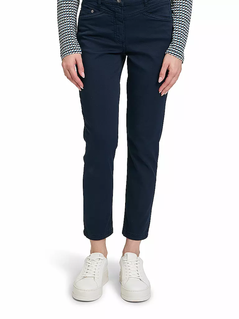 BETTY BARCLAY | Pantalón de vestir 7/8 | Azul oscuro