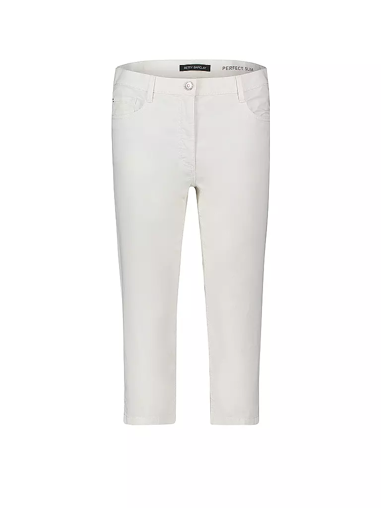 BETTY BARCLAY | Pantalón Slim Fit 3/4 | Blanco