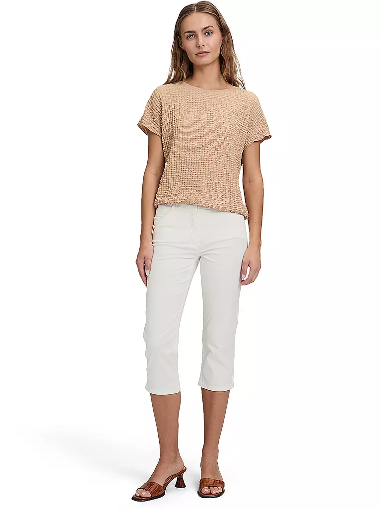 BETTY BARCLAY | Pantalón Slim Fit 3/4 | Blanco