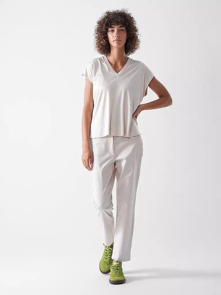BETTY BARCLAY | Pantalón Slim Fit 3/4 | Beige