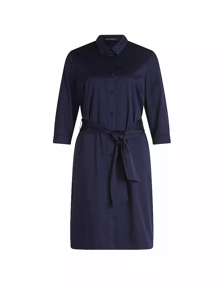 BETTY BARCLAY | Vestido camisero | Azul oscuro