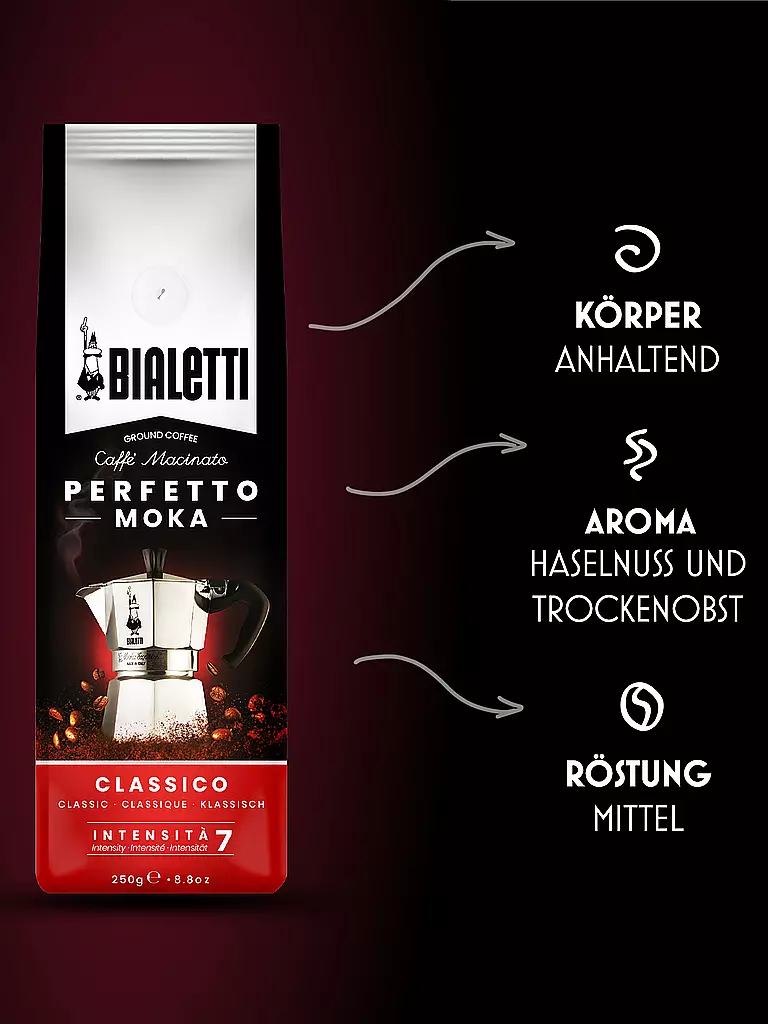 BIALETTI | Café molido 250g PERFETTO MOKA CLASSICO | 