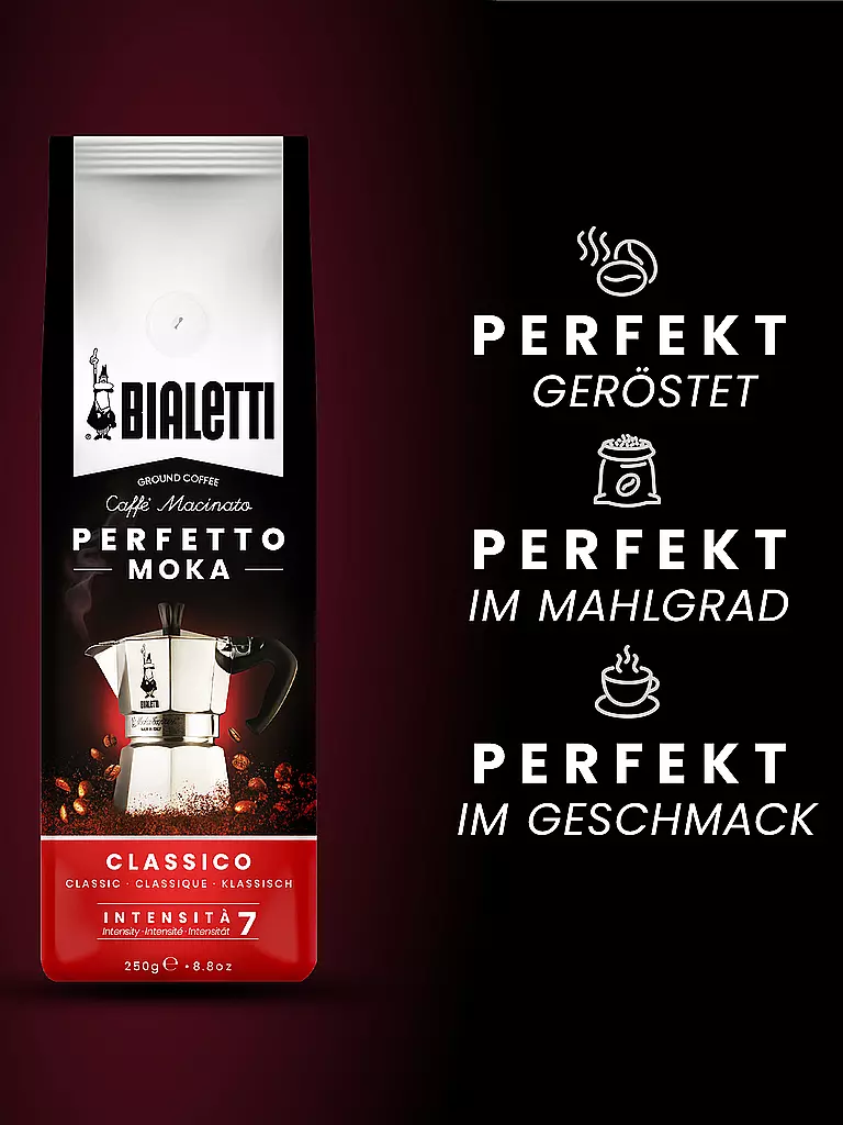BIALETTI | Café molido 250g PERFETTO MOKA CLASSICO | 