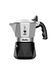 BIALETTI | Cafetera exprés BRIKKA 4 tazas Alu / Negro | Plata