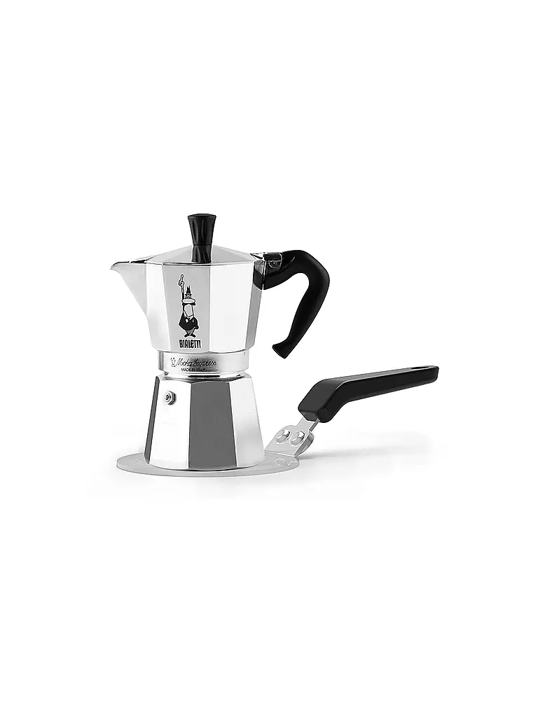 BIALETTI | Placa de inducción para cafetera exprés de 13 cm de acero inoxidable | 