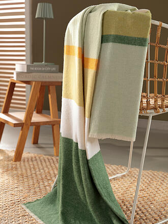 BIEDERLACK | Tagesdecke - Plaid 130x170cm EVERGREEN Ever Stripe