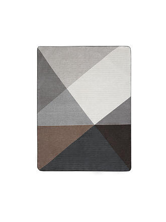 BIEDERLACK | Manta para el hogar - Plaid 150x200cm SIMPLY ELEGANT Feel Graphite