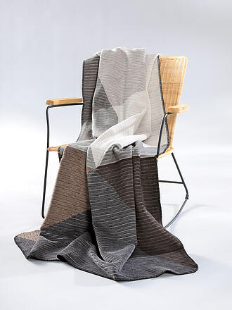 BIEDERLACK | Manta para el hogar - Plaid 150x200cm SIMPLY ELEGANT Feel Graphite