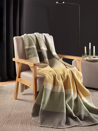 BIEDERLACK | Manta - Plaid 150x200cm STRIPES DELIGHT Beige