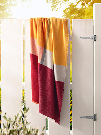 BIEDERLACK | Colcha - Plaid 130x170cm GREAT SUNSET Naranja