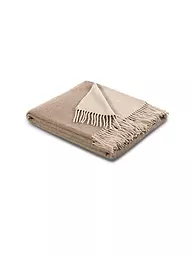 BIEDERLACK | Plaid de cachemira 130x170cm Burdeos Parfait | Blanco