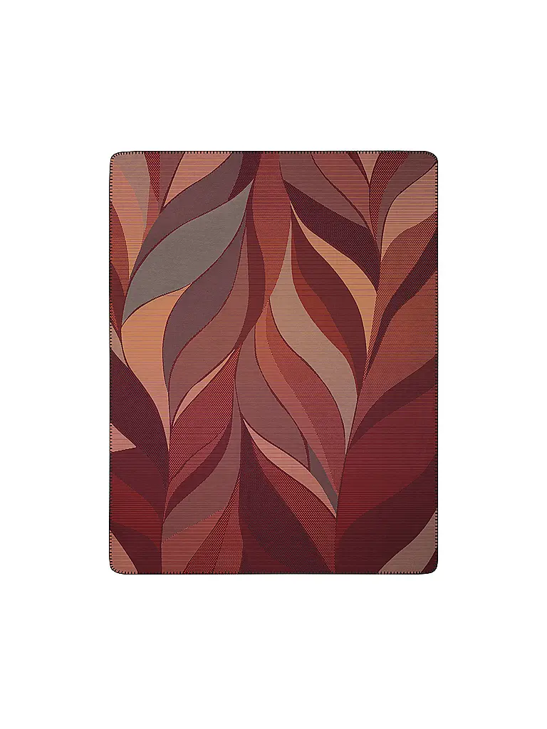 BIEDERLACK | Manta - Plaid 150x200cm RUBY PASSION Autumn Ember | Rojo oscuro