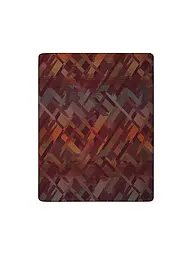 BIEDERLACK | Manta para el hogar - Plaid 150x200cm RUBY PASSION Garnet Glow | Rojo oscuro