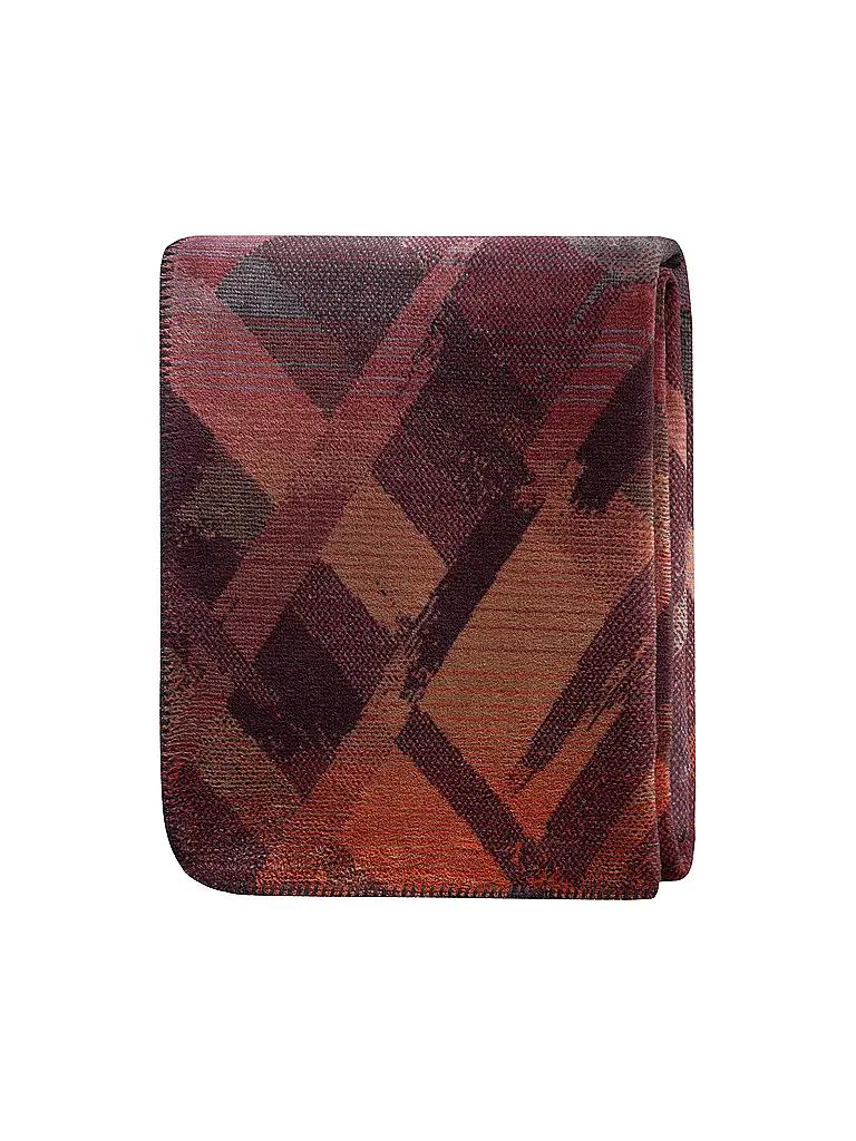 BIEDERLACK | Manta para el hogar - Plaid 150x200cm RUBY PASSION Garnet Glow | 