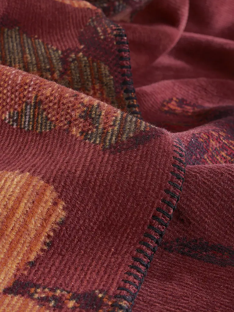 BIEDERLACK | Manta para el hogar - Plaid 150x200cm RUBY PASSION Velvet Bloom | 