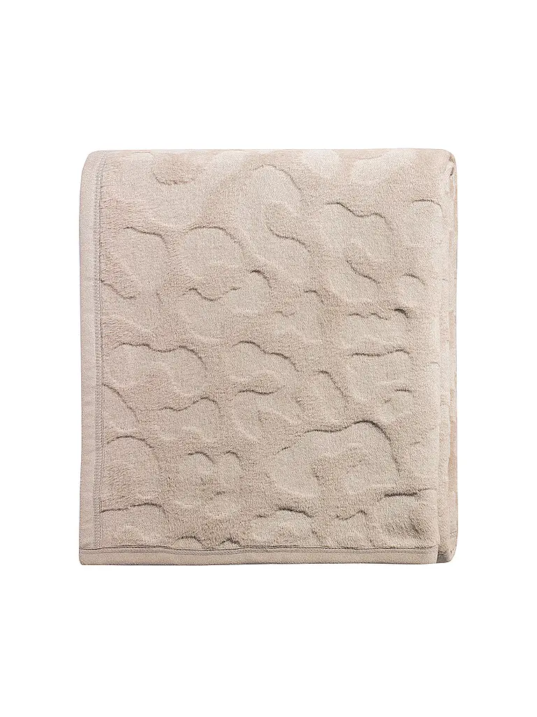 BIEDERLACK | Manta para el hogar - Plaid 150x200cm SIMPLY ELEGANT Feel Leo | Camel