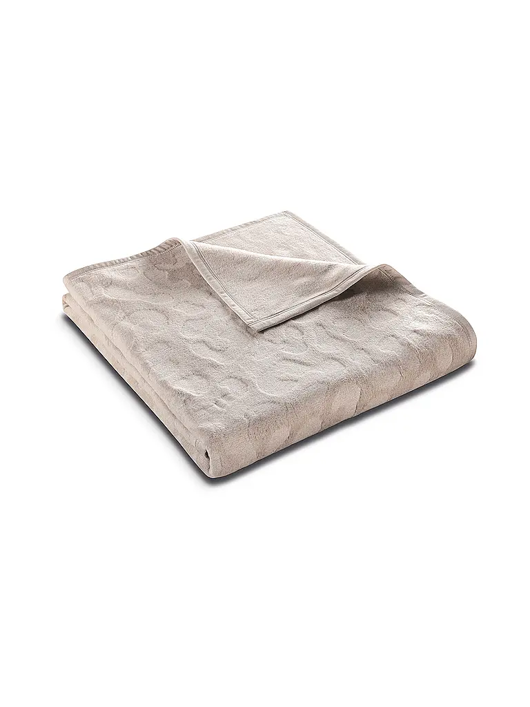 BIEDERLACK | Manta para el hogar - Plaid 150x200cm SIMPLY ELEGANT Feel Leo | Camel