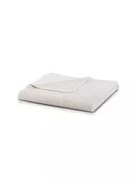 BIEDERLACK | Manta para el hogar Plaid 150x200cm PUNTADA OVERLOCK Amarillo Perla | Gris claro