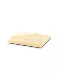 BIEDERLACK | Manta para el hogar Plaid 150x200cm PUNTADA OVERLOCK Amarillo Perla | Amarillo