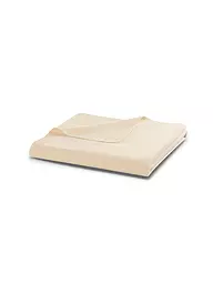 BIEDERLACK | Manta para el hogar Plaid 150x200cm PUNTADA OVERLOCK Amarillo Perla | Beige