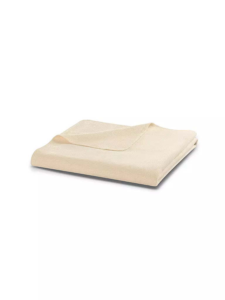 BIEDERLACK | Manta para el hogar Plaid 150x200cm PUNTADA OVERLOCK Pearl Oatmeal | Beige