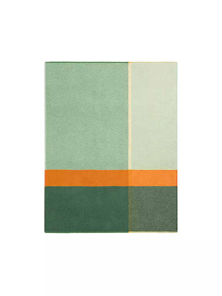 BIEDERLACK | Tagesdecke - Plaid 130x170cm EVERGREEN Great Green | Verde oscuro