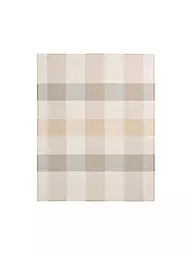BIEDERLACK | Tagesdecke - Plaid 130x170cm WHITE SANDSATION White Boucle | Camel